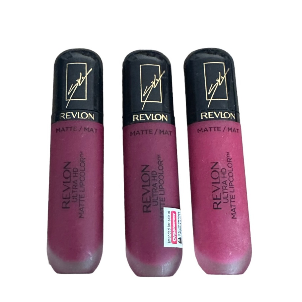Revlon Ultra HD Matte Lipcolor lot of 3 NEW